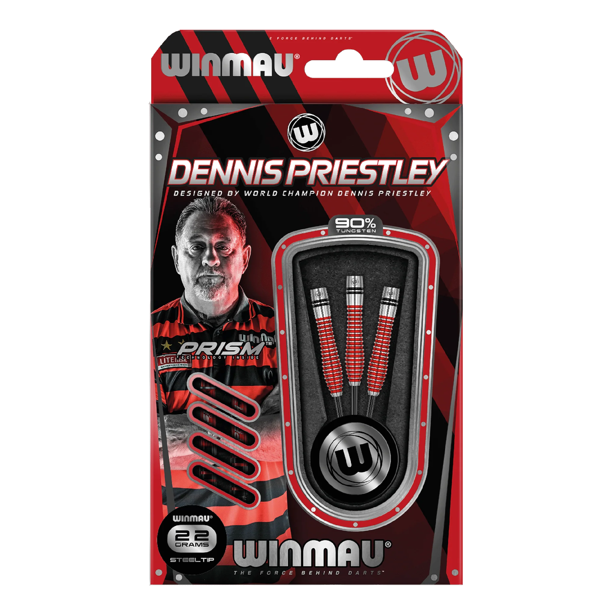 Dennis Priestley Special Edition - 90% Tungsten Steel Tip Darts - Image 4
